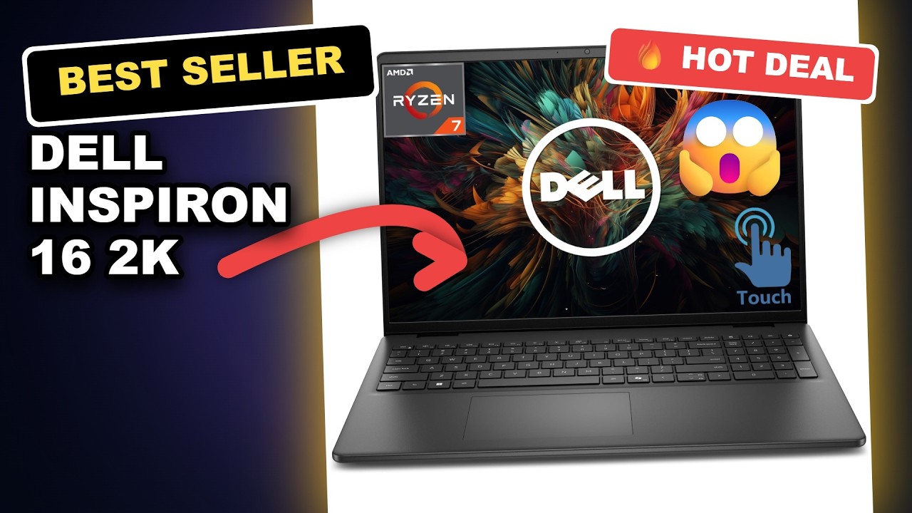 Dell Inspiron 16 2K Touchscreen Laptop Review: Best for Business & Students? review video