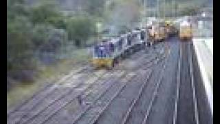 preview picture of video '4887-4896-48158 shunting at Murrurundi 14th May 2003 Part I'