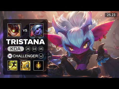 Tristana vs Ziggs ADC - KR Challenger - Patch 25.23 Season 15