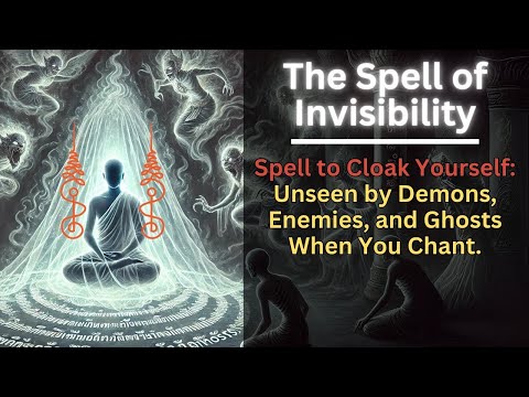 The Invisibility Cloak Chant: Be Hidden from Ghosts, Demons, Enemies. Keep Chanting for 9 Times.
