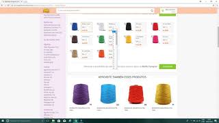 Comprando materiais para artesanato pela internet