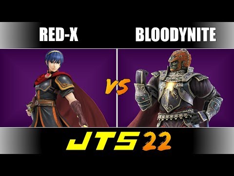 JTS 22 Red-X (Marth) vs Bloodynite (Ganondorf) Winners Round 1