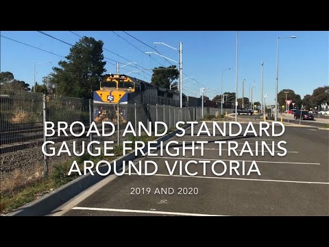 Freight trains around Victoria