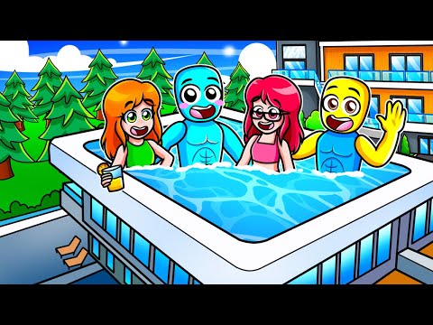 BESE a MI CRUSH en la FIESTA en la PISCINA en GTA 5…