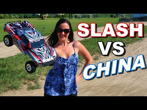 YOU WON'T BELIEVE WHO WINS! - TRAXXAS Slash VS China RC Truck - TheRcSaylors
