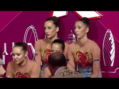 Bulgaria – 3 Ribbons +2 Hoop – Group All Around Final – London 2012 – Olympic