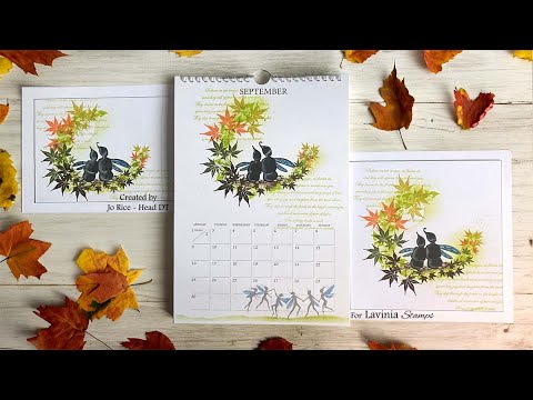 Star Gazing in September by Jo Rice - A Lavinia Stamps Tutorial