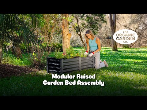 How to assemble a Modular Raised Garden Bed by The Organic Garden Co.