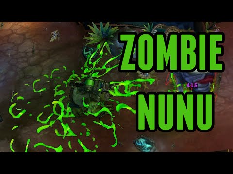 LoL Zombie Nunu - League of Legends Skin Spotlight