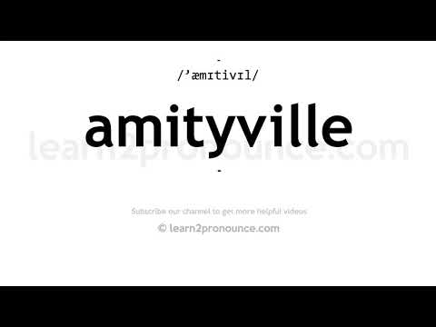 How to pronounce Amityville | English pronunciation