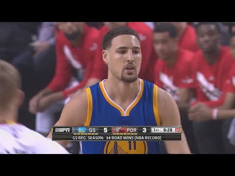 Klay Thompson 35 Pts - Highlights | Warriors vs Blazers | Game 3 | May 7, 2016 | NBA Playoffs