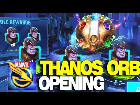 Marvel Strike Force - Infinity War Thanos Orbs Opening!