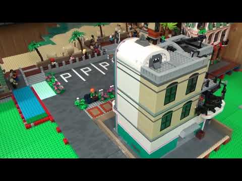 #LEGO Stadt Update Brick Town 112 Arbeiten am Nachtleben