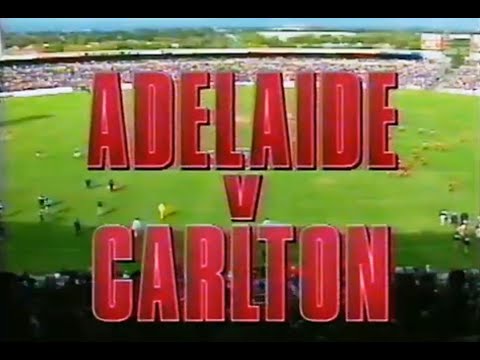 Round 2 Adelaide Crows Vs Carlton Blues 1991