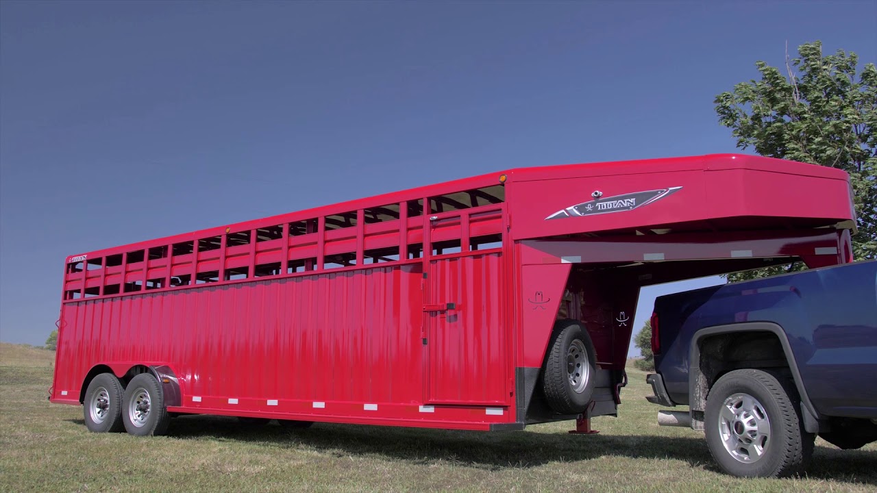 Titan Trailer Mfg   Rancher Stock Trailer