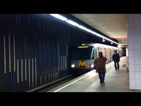 RET Metro Type T Aankomst Blaak Rotterdam Richting Schiedam Centrum