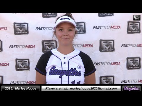 2025 Marley Hogue 4.0 GPA Catcher Softball Skills Video - Ca Grapettes Medina