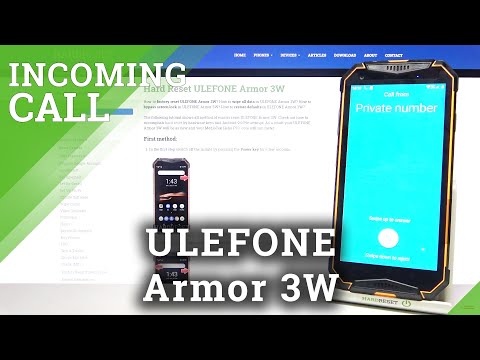Incoming Call Screen Panel Review on Ulefone Armor 3W – Check Call Screen Options