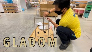GLADOM Assembly (perakitan meja baki IKEA)