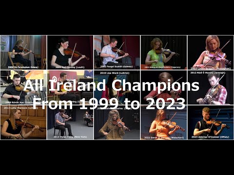 Fiddle players of Irish Traditional Music who won the All Ireland Fleadh  From 1999 to 2023