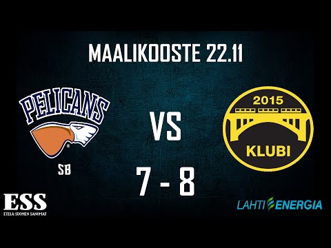 Pelicans SB - Klubi | Miesten Salibandy 2. divisioona | 22.11.2020 maalikooste