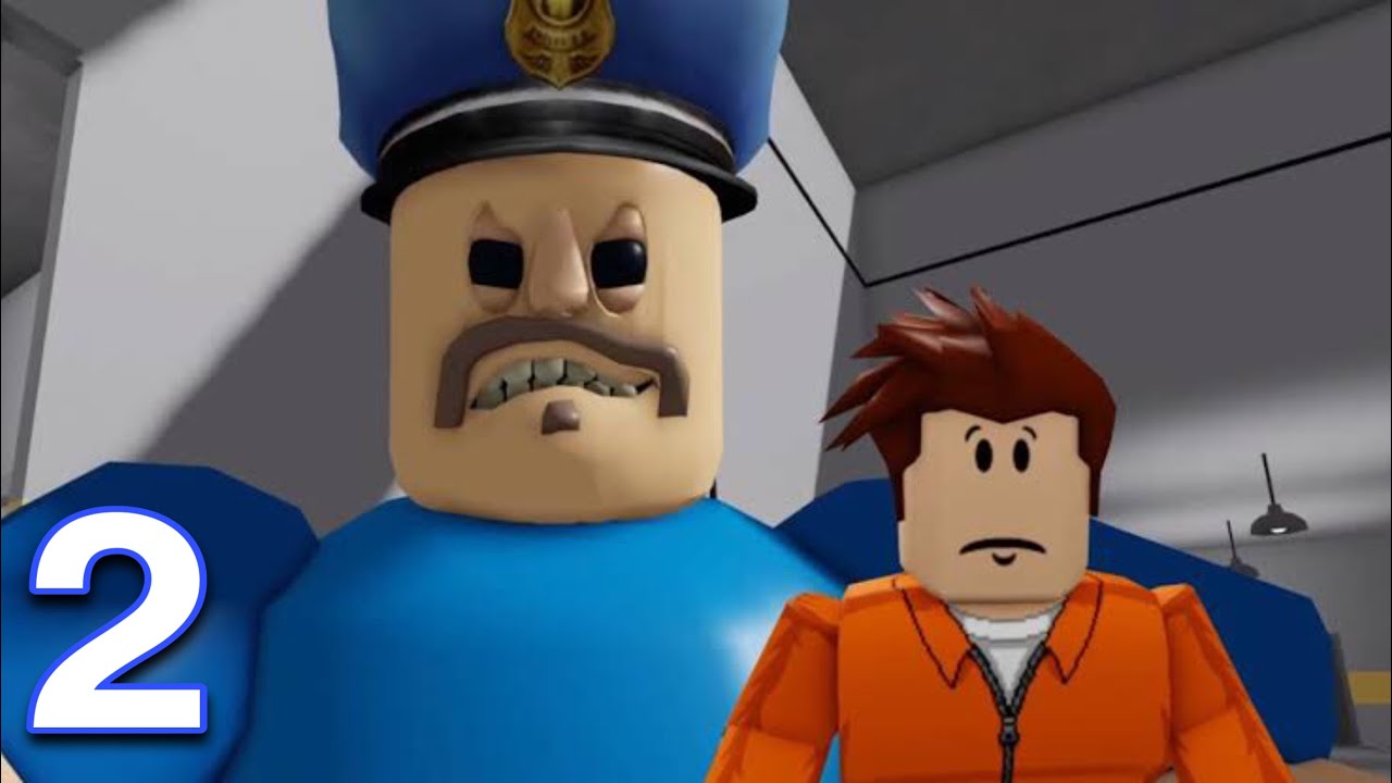 Roblox Escape Prison Obby - Barry's Prison Run - NEW Gameplay Walkthrough Part #2 (iOS, Android)