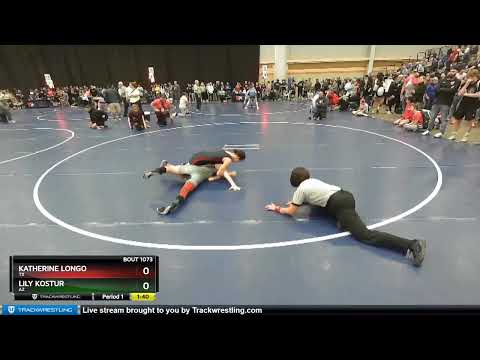 127 Lbs Champ. Round 2 - Lily Kostur, AZ Vs Katherine Longo, TX D7ae