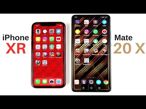 iPhone XR vs Huawei Mate 20 X Speed Test!