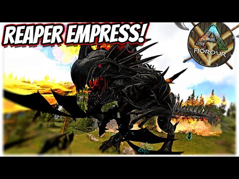 TAKING THE NEW PARASAURS AGAINST THE DEMONIC REAPER EMPRESS BOSS!! || Ark Fjordur Primal Fear Ep 34!