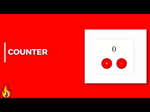 Counter App Using Html Css And Javascript Javascript Projects Counter App