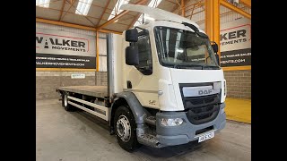 DAF LF 250 *EURO 6*, 18 TONNE 4X2 DROPSIDE FLATBED &ndash; 2015 &ndash; HX15 YZV platform truck | Image 4 - Autoline