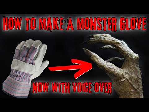 How To Make Monster Gloves - DIY Halloween Costume Hands Tutorial | Dark Nook