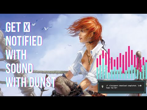 Get Sound Notification in Dunst.