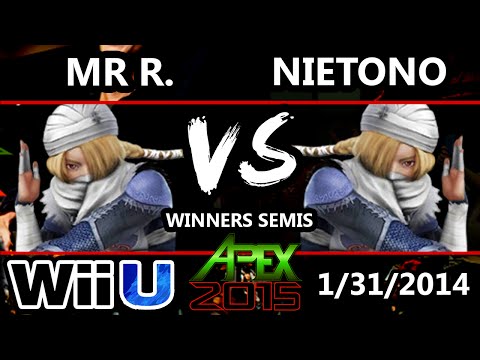Apex 2015 - Mr. R (Sheik) Vs. Nietono (Sheik) - Winners Semis - Smash Wii U
