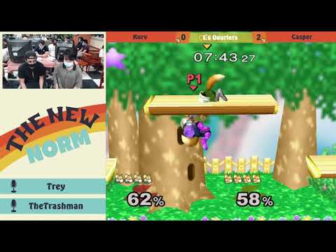 The New Norm #1 - Kurv (Fox) VS Casper (Fox) - Losers Quarters SSBM