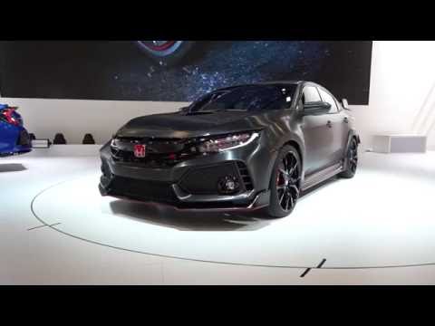 2017 Honda Civic Type R concept at Paris 2016 | Autocar