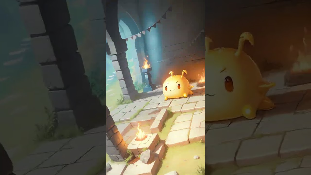 Stable Diffusion Deforum Parseq Demo - Beat Sync - Kitten and Slime with Camera Movement