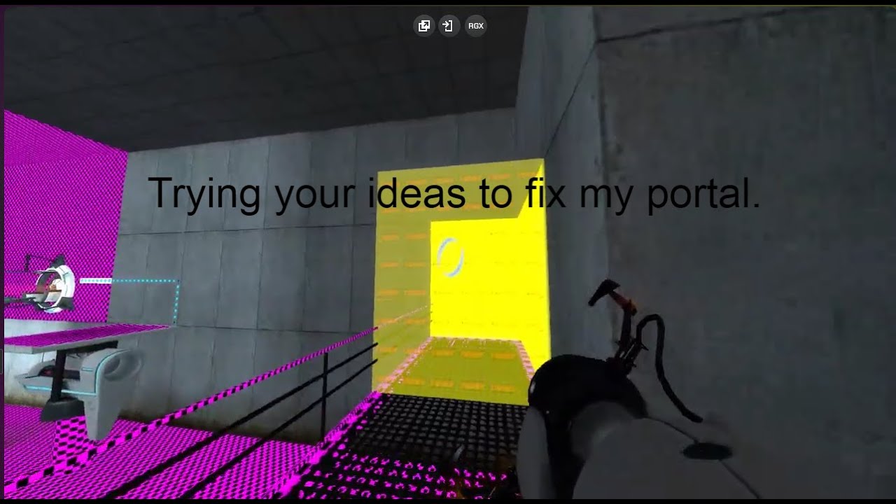 Trying your ideas to fix my portal