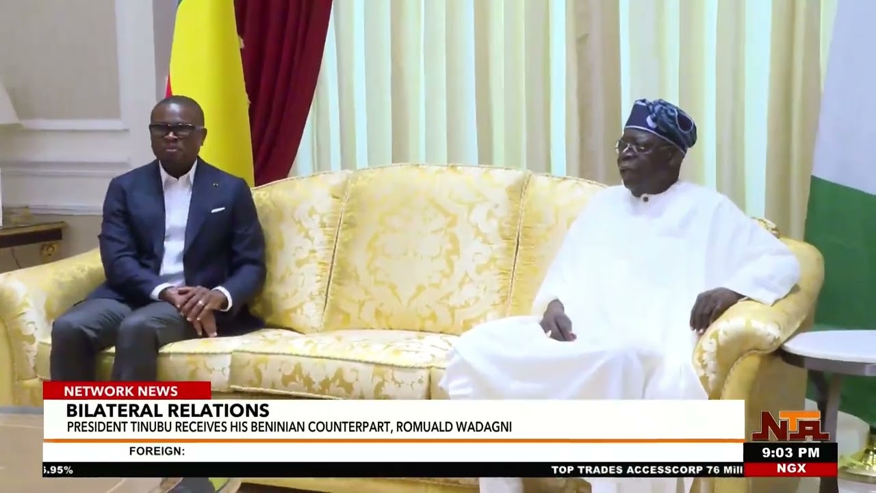 President Tinubu receives new Beninese President