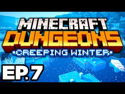 TheWaffleGalaxy - ❄️ WRETCHED WRAITH BOSS BATTLE! - Minecraft Dungeons: Creeping Winter DLC Ep.7 (Gameplay Let's Play)