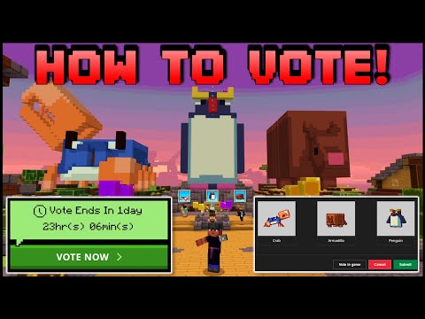MaxStuff - Minecraft - Every Way To Vote In The Minecraft Live 2023 Mob Vote! (Crab/Armadillo/Penguin)