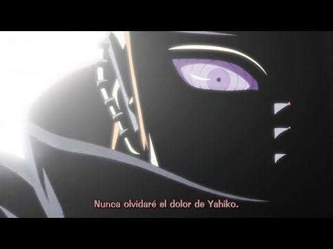 Pain Destruye Konoha con un Shinra Tensei