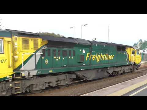 Freightliner Class 70 no: 70007 @ STJ {4O57} 30/10/2018.