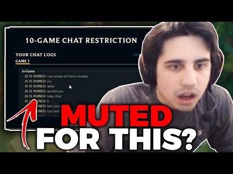 I GOT CHAT RESTRICTED... FOR THIS?