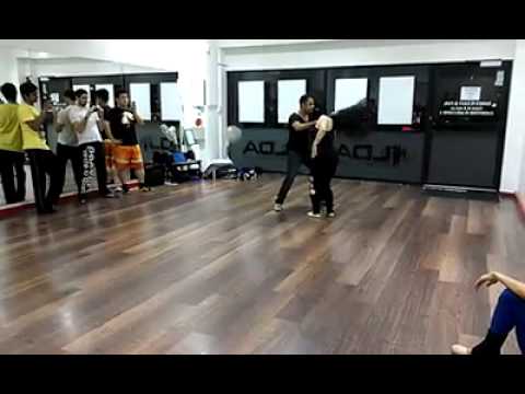 Amit and Carolina Zouk Class demo at Latin Dance Australia