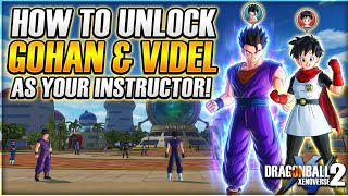 How to unlock Gohan and Videl as your instructors in Xenoverse 2! #DragonBallXenoverse2 #XV2 #anime 