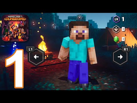 Minecraft Dungeons - Gameplay Walkthrough Part 1 - Tutorial (PS4 Pro)
