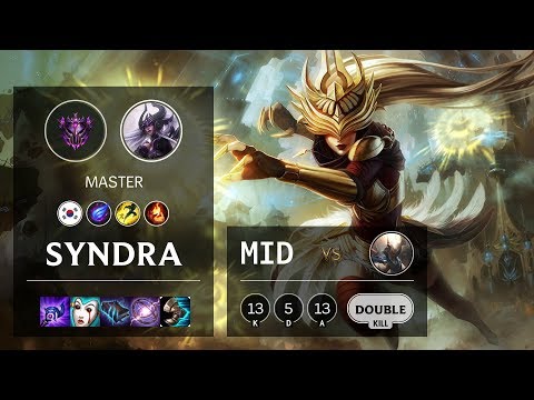 Syndra Mid vs Pantheon - KR Master Patch 10.11