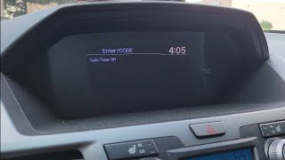 Fix - Audio Turned off after Battery Replacement Honda Odyssey
