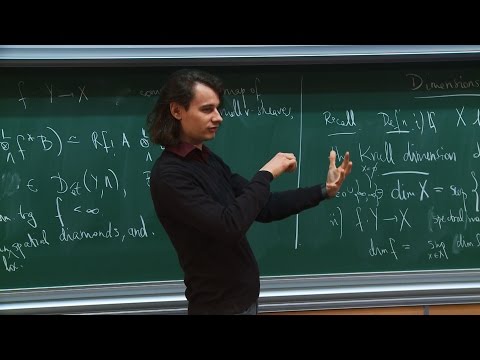 Peter Scholze - 4/6 On the local Langlands conjectures for reductive groups over p-adic fields